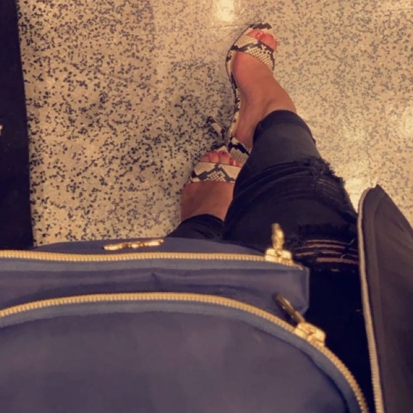 Call it Spring Snake Print Heels - Picture 3 of 3